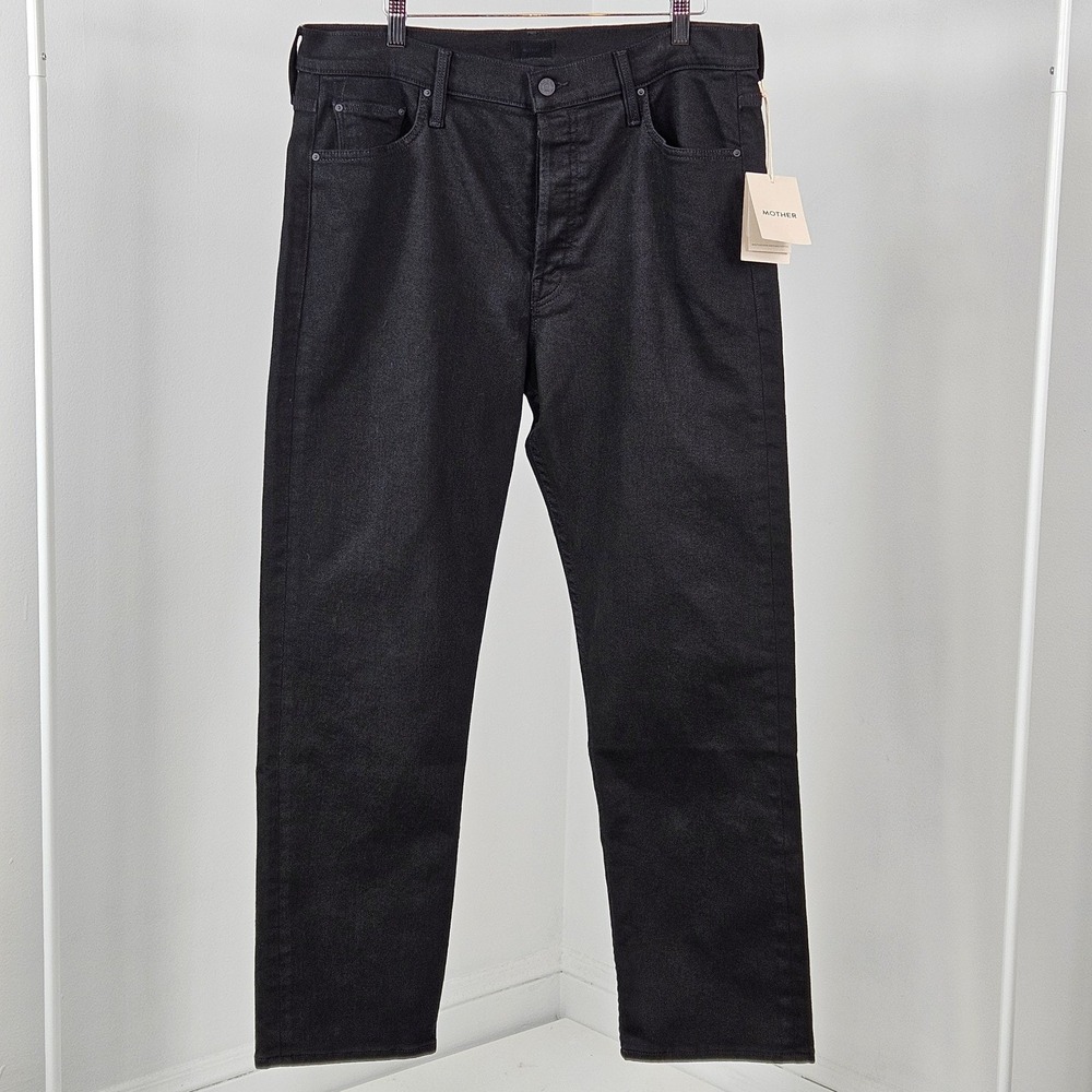 Mother The Tomcat Ankle Jeans Womens 36 Black NEW Wash Lasting Impression